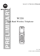 Motorola W220 Service Manual
