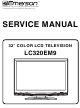 Emerson LC320EM9 Service Manual