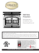Vermont Castings EWF36A Homeowner's Installation And Operating Manual