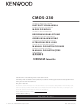 Kenwood CMOS-230 Instruction Manual