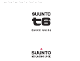 Suunto t6 Quick Manual