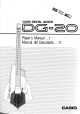 Casio DG-20 Player's Manual