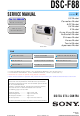 Sony DSC-F88 Service Manual