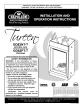 Napoleon Tureen GD82NT-T Installation And Operation Instructions Manual
