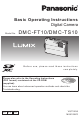 Panasonic Lumix DMC-FT10 Operating Instructions Manual