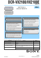 Sony DCR-VX2100 Adjustment Manual