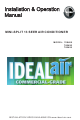 Ideal Air 700485 Installation & Operation Manual