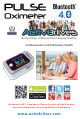 Activ8rlives Pulse Oximeter Bluetooth 4.0 User Manual