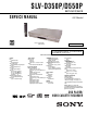Sony SLV-D350P Service Manual