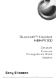 Sony Ericsson HBH-PV700 User Manual