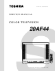 Toshiba 20AF44 Service Manual
