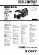 Sony DSR-250 Service Manual