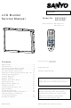 Sanyo PID-42AE1 Service Manual