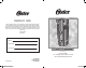 Oster BVSTCG77B-049 Instruction Manual