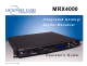 Microwave Radio MRX4000 Operator's Manual