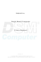 DSM Computer AG 96M4311o User Manual
