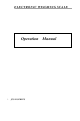 Yousheng JCS-B SERIES Operation Manual