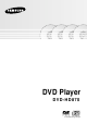 Samsung DVD-HD870 User Manual
