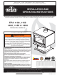 Napoleon EPA 1150 Installation And Operating Instructions Manual