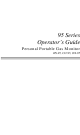 Thermo GasTech HS-95, CO-95, OX-95 Operator's Manual