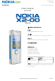 Nokia X2-00 Service Manual