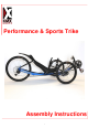 KMX Karts Performance Series Assembly Instructions Manual