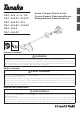 Tanaka TBC-225 Owner's Manual