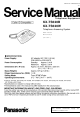 Panasonic KX-TS620B Service Manual