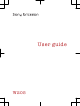 Sony Ericsson W205 User Manual