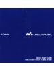 Sony walkman NWZ-X1050 Quick Start Manual