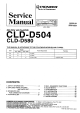 Pioneer CLD-D504 Service Manual