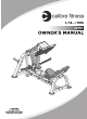 Calibre Fitness CSL-7006 Owner's Manual