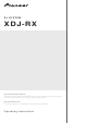 Pioneer XDJ-RX Operating Instructions Manual