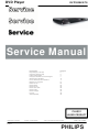 Philips DVP3520KX/78 Service Manual