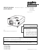 Sanyo PLC-XP50 Service Manual
