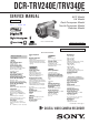 Sony DCR-TRV240E Service Manual