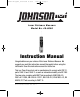 Johnson Level & Tool 40-6006 Instruction Manual