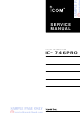 Icom IC-746PRO Service Manual