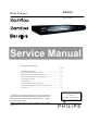 Philips DVP3124 Service Manual