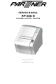 Partner RP-300-H Service Manual