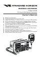 Standard Horizon MATRIX GX3000S Owner's Manual