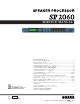 Yamaha SP2060 Service Manual