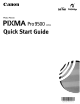 Canon PIXMA Pro9500 series Quick Start Manual