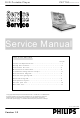 Philips PET700 Service Manual