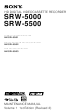 Sony SRW-5000 Maintenance Manual