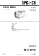Sony SPK-HCB Service Manual