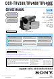 Sony DCR-TRV380 Service Manual