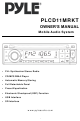 Pyle PLCD11MRKT Owner's Manual