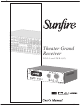 Sunfire TGR-3 User Manual