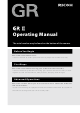 Ricoh GR II Operating Manual